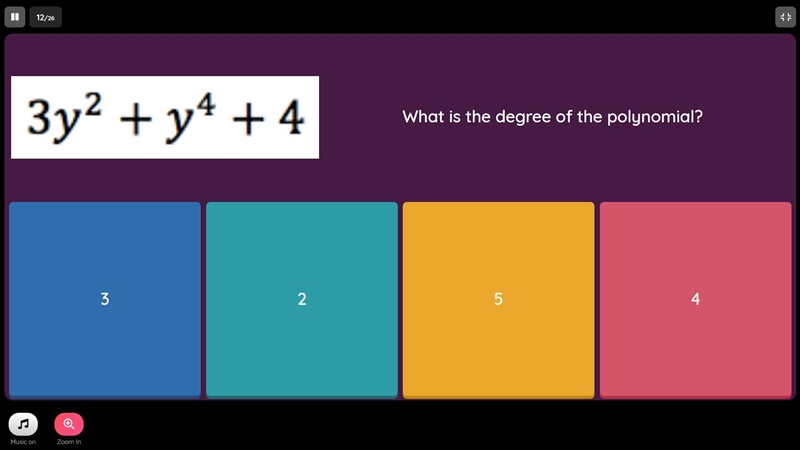 What is the degree of this Polynomial!!!!-example-1