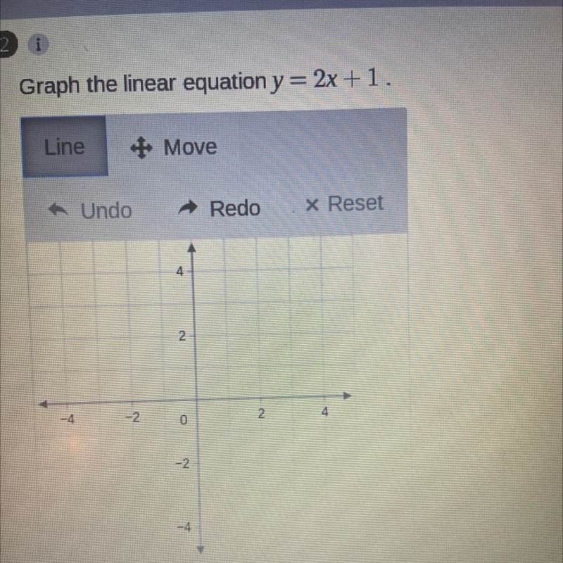 Graph the linear equation y=2x + 1-example-1