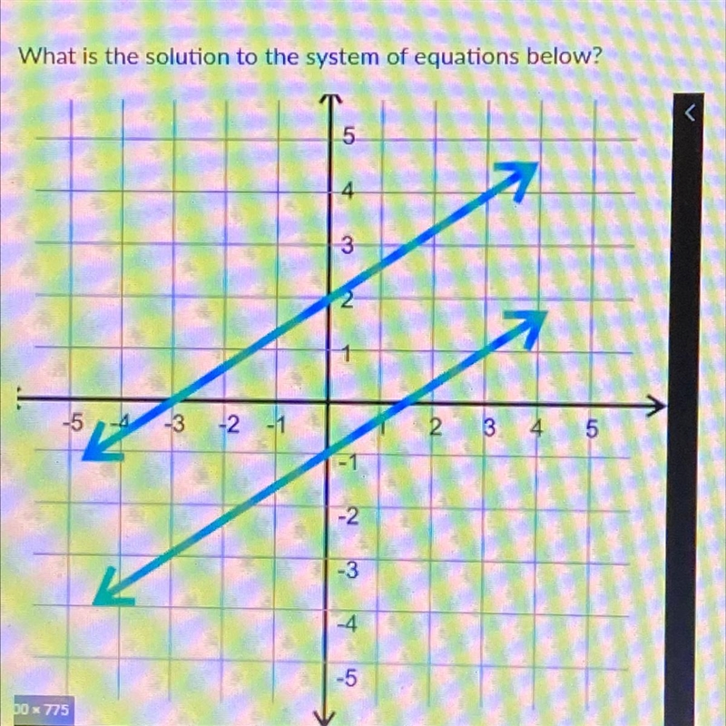 A. No solution B. All solutions C. One solution-example-1