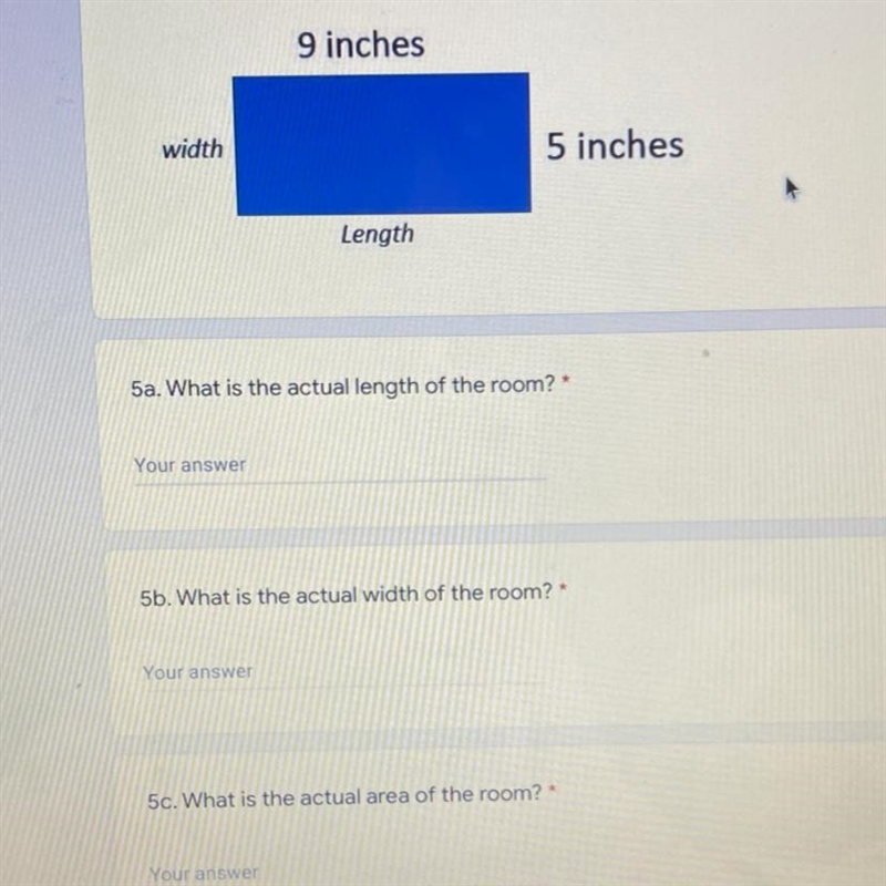 HELP ASAP. please show work. the plane of a room in the picture. the scale is 2 inches-example-1