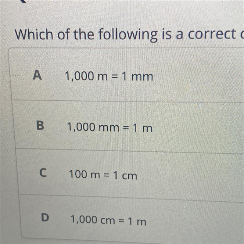 Which of the following is a correct conversation factor?-example-1