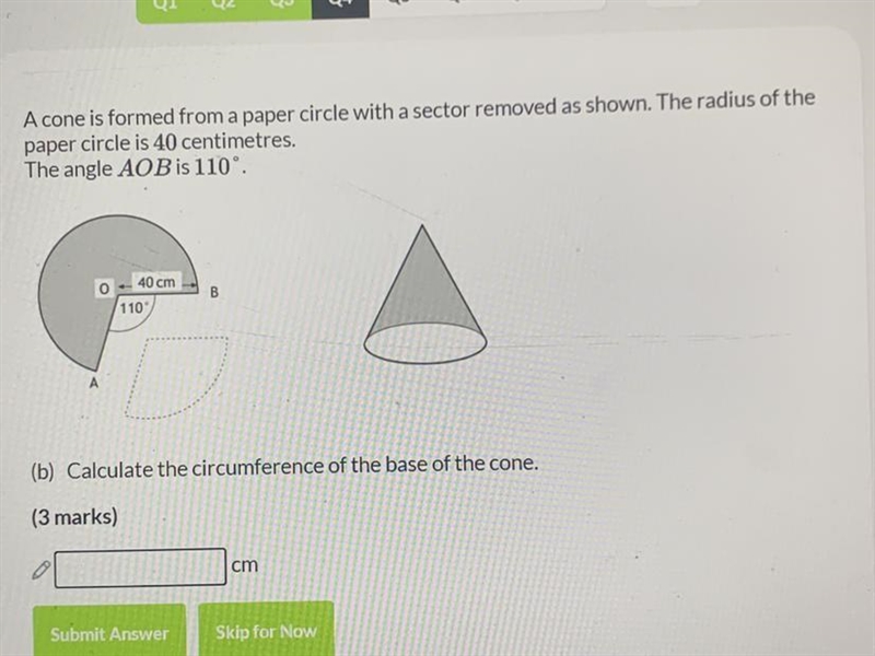 -picture attached. A coke is formed from a paper circle with a sector removed as shown-example-1