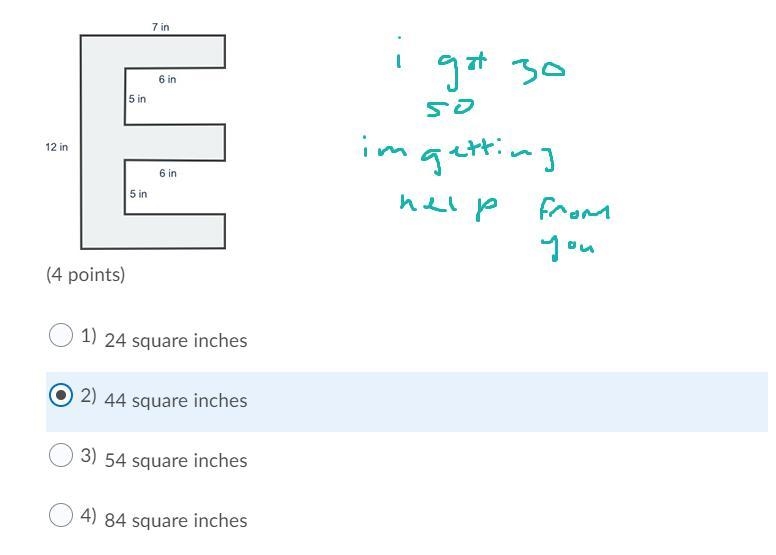 Find the area of E?? i really need this done please and thank you-example-1