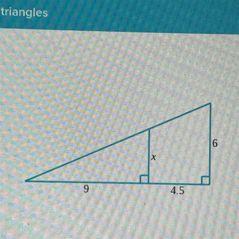 Find the lenght of x-example-1