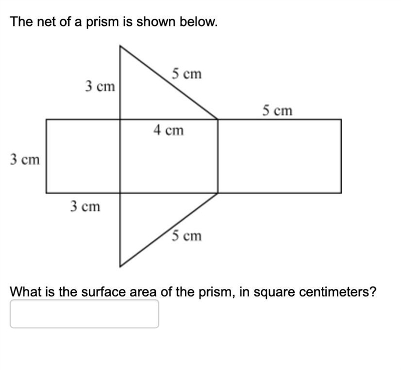 Help!!!!! The net of a prism is shown below.-example-1