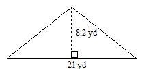 Find the area of the triangle.-example-1