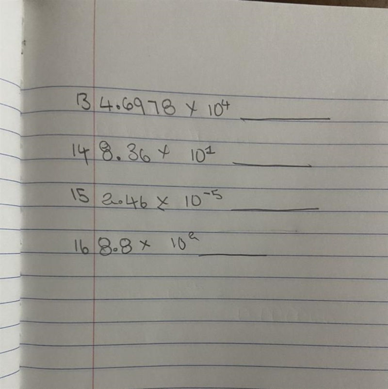 Convert into standard notation-example-1