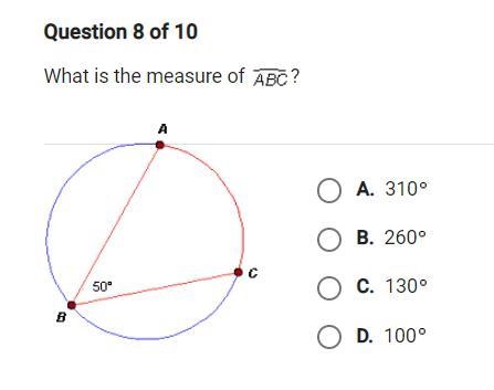 What is the measure of abc?-example-1