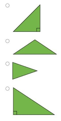 Which triangle is a right isosceles triangle?-example-1