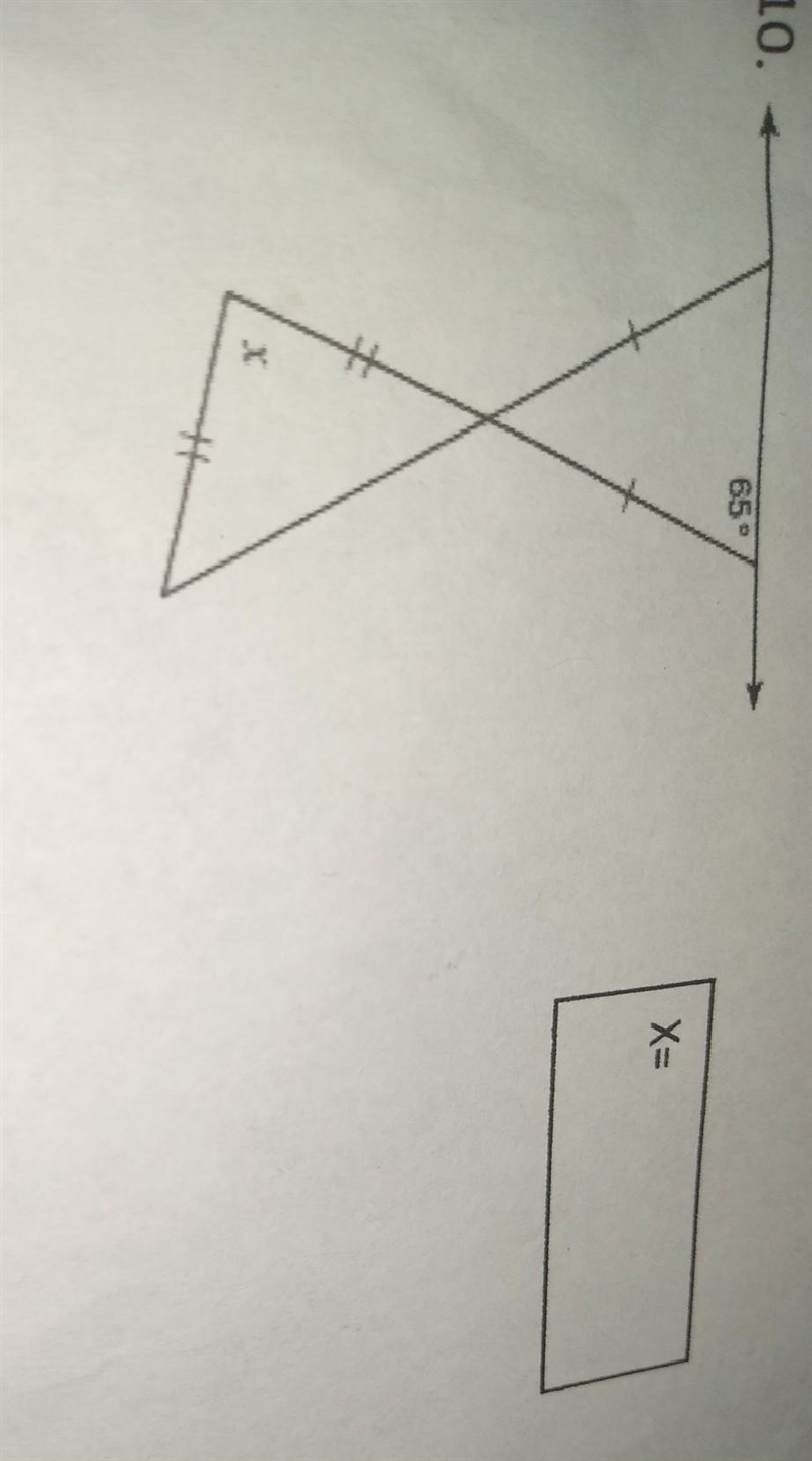 Find X in this picture. ​-example-1