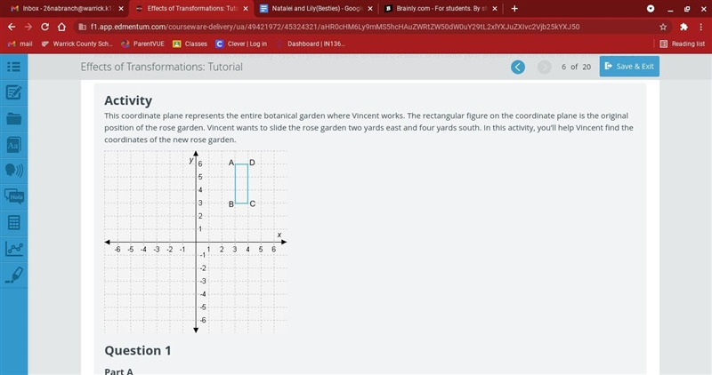 Write an algebraic expression to represent the new y-coordinate after a reflection-example-1