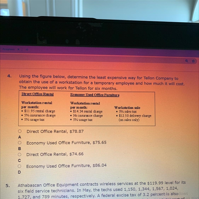 I desperately need help on number 4, the question makes zero sense to me, if someone-example-1