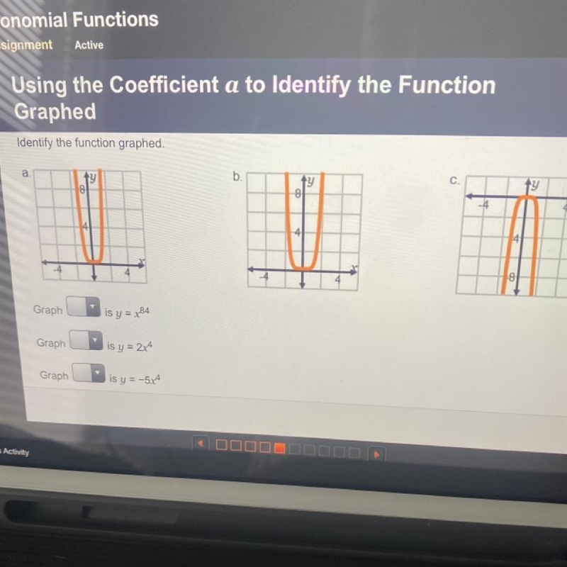 Identify the function graphed.-example-1