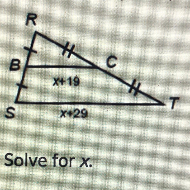 Solve for x please A)-8 B)-9 C)8 D9-example-1