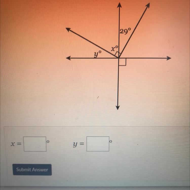 Find the measure of the missing angles.-example-1