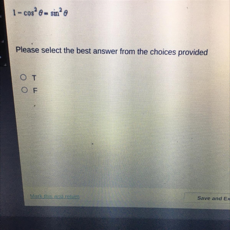 1 - cos^2 0= sin^2 0-example-1