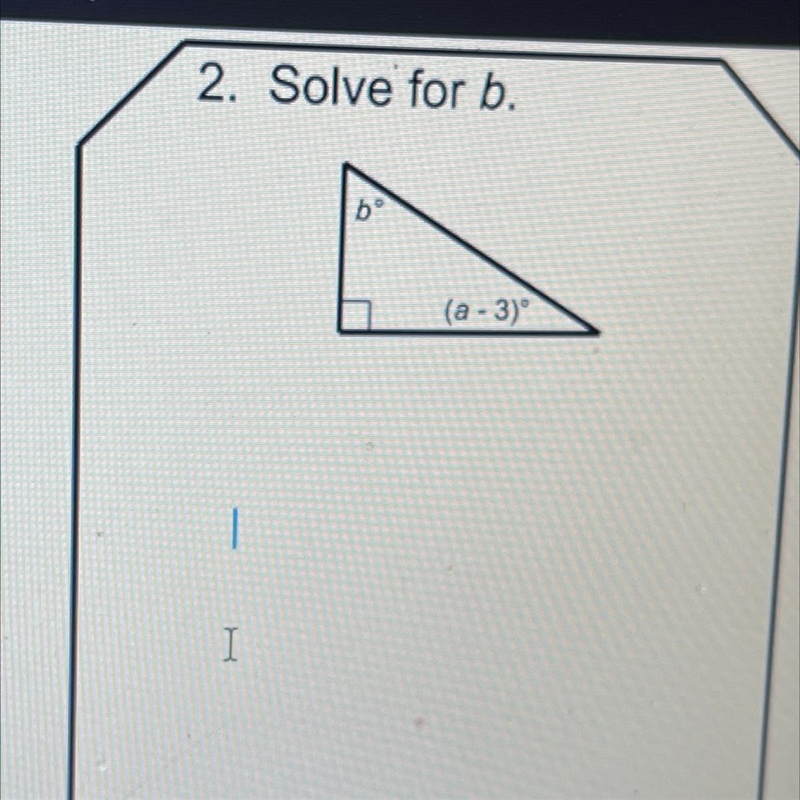 2. Solve for b. (a - 3)-example-1