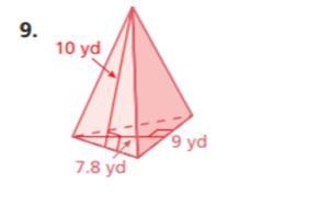 Can someone please help me get surface area and lateral surface area-example-1