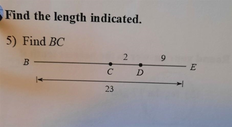 Points A, B, and C are collinear. Point B is between A and C. Find the length indicated-example-1