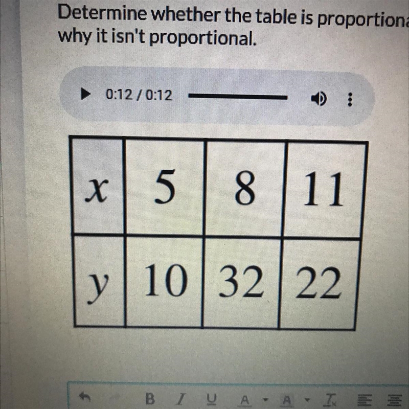 Is this equation proportional or is it not proportional?-example-1