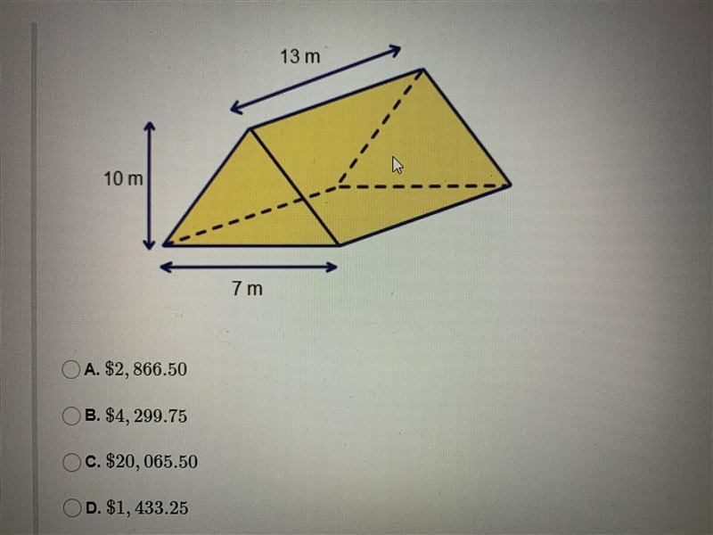 Mary wants to get spray foam insulation in her attic space. Shown here is a diagram-example-1