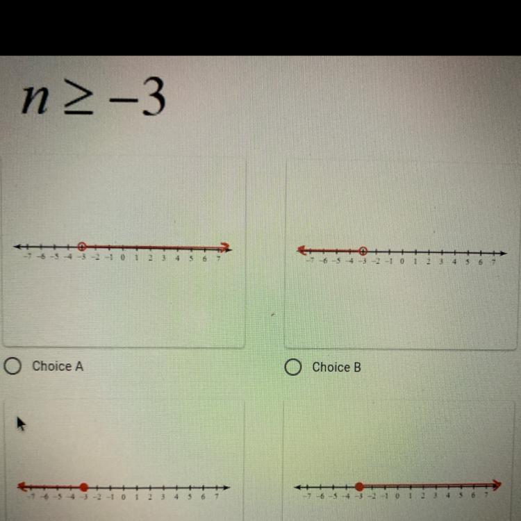 Select the graph that represents the inequality below NO LINKS (under choice a is-example-1