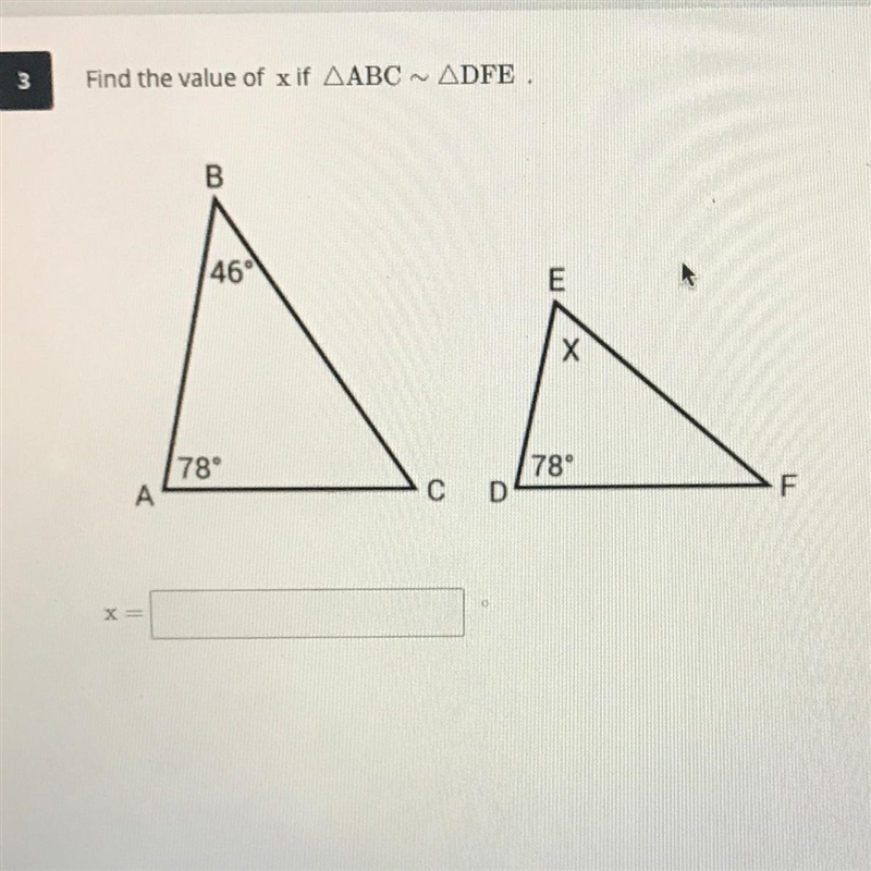 Find the value of x.-example-1