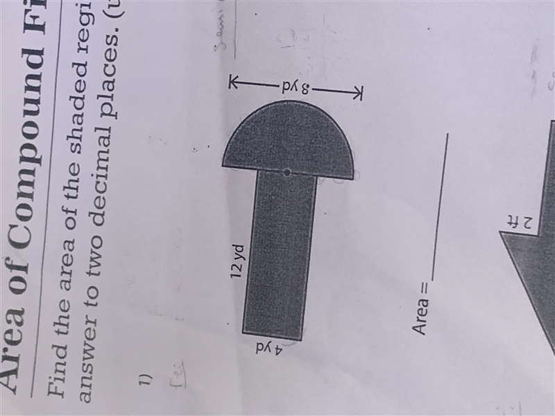 Can someone help me I’m having trouble finding the area of the shaded region in each-example-1