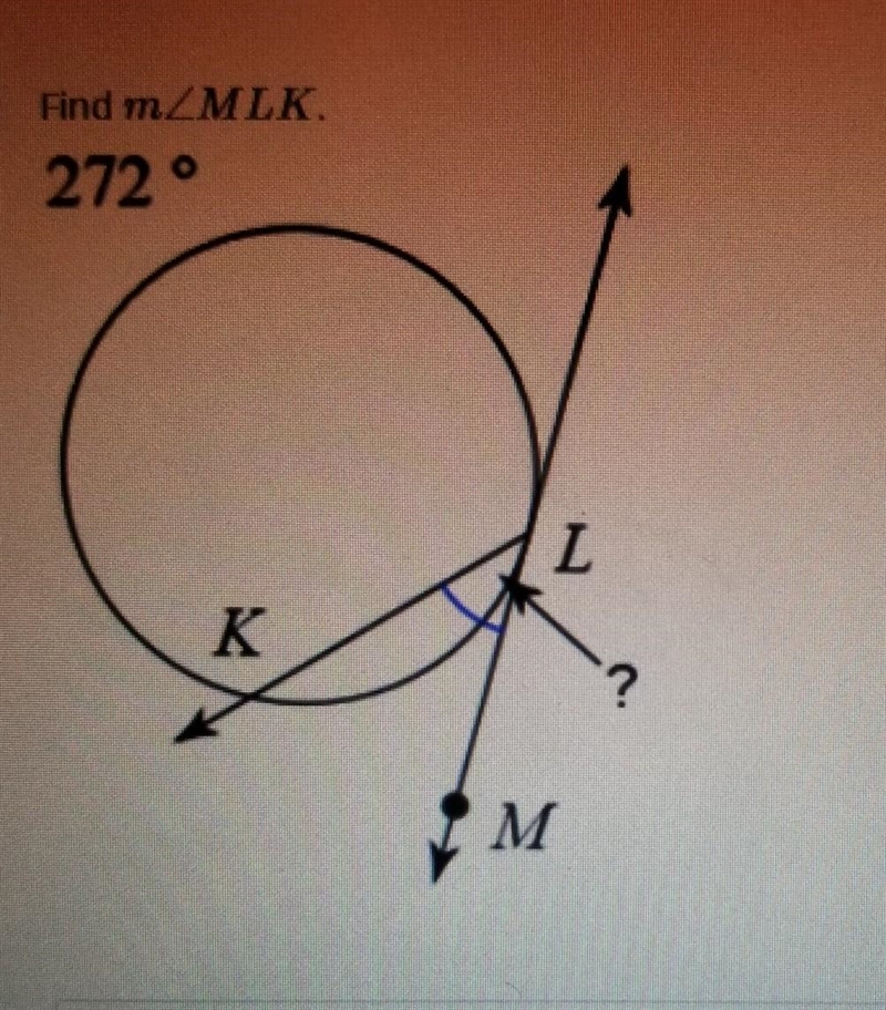 Find mMLK. 272 °. please and thank you!! ​-example-1