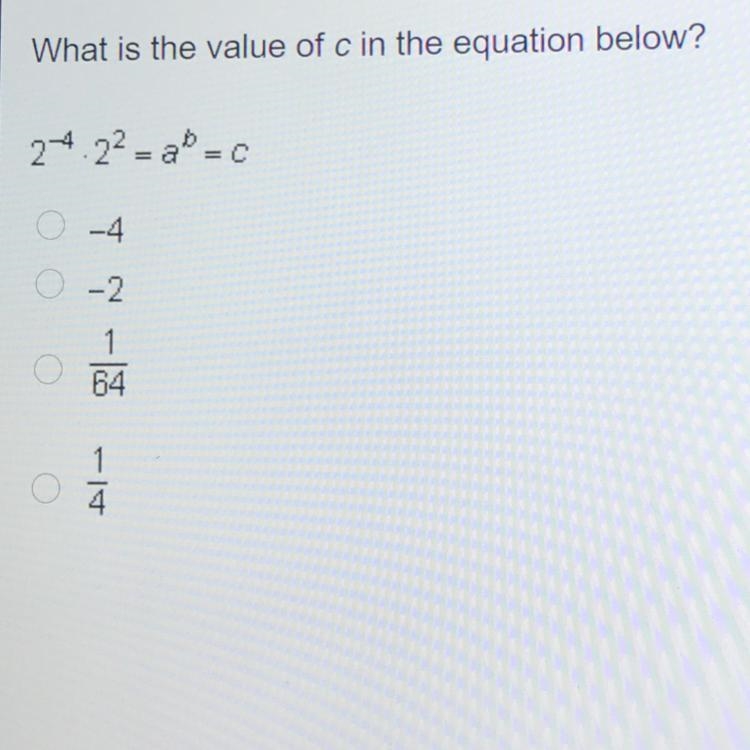 I need help! What’s the value of c in the equation below?-example-1