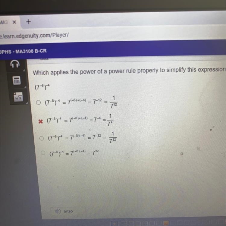 Which applies the power of a power rule properly to simplify this expression?-example-1