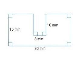 Find the area of a composite figure? ​-example-1