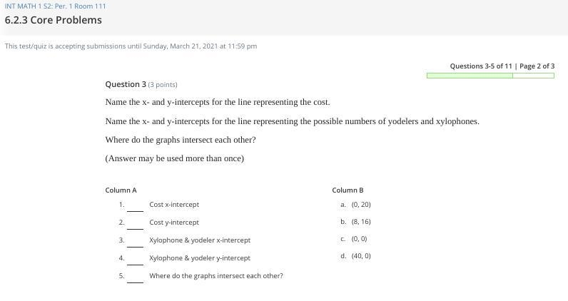 Name the x- and y-intercepts for the line representing the possible numbers of yodelers-example-1