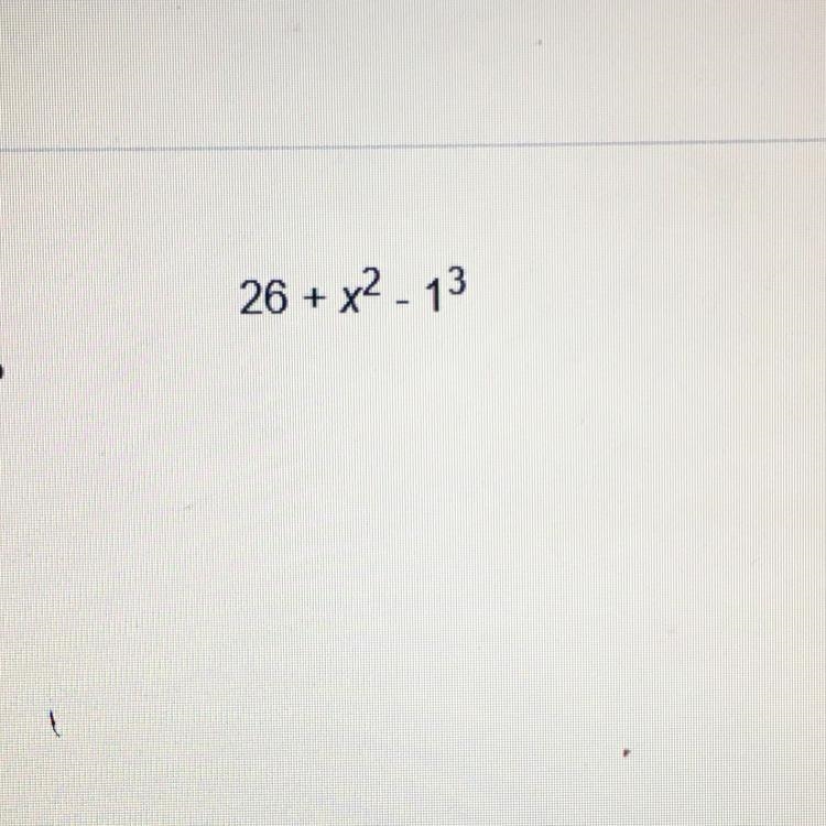 What is the value of the expression when x = 6? a. 37 b. 59 c. 61 d. 35-example-1