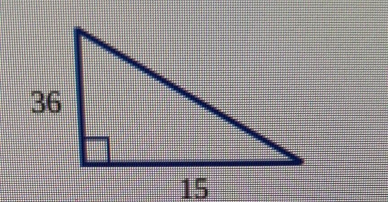 The length of the hypotenuse is ​-example-1