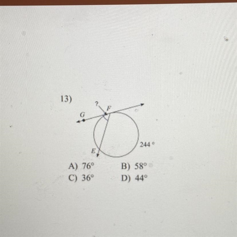 Assume that lines which appear tangent are tangent-example-1