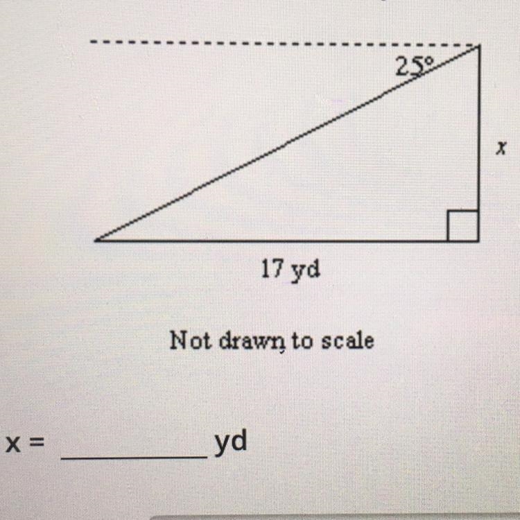 Find the value of x. round your answer to the nearest tenth.-example-1