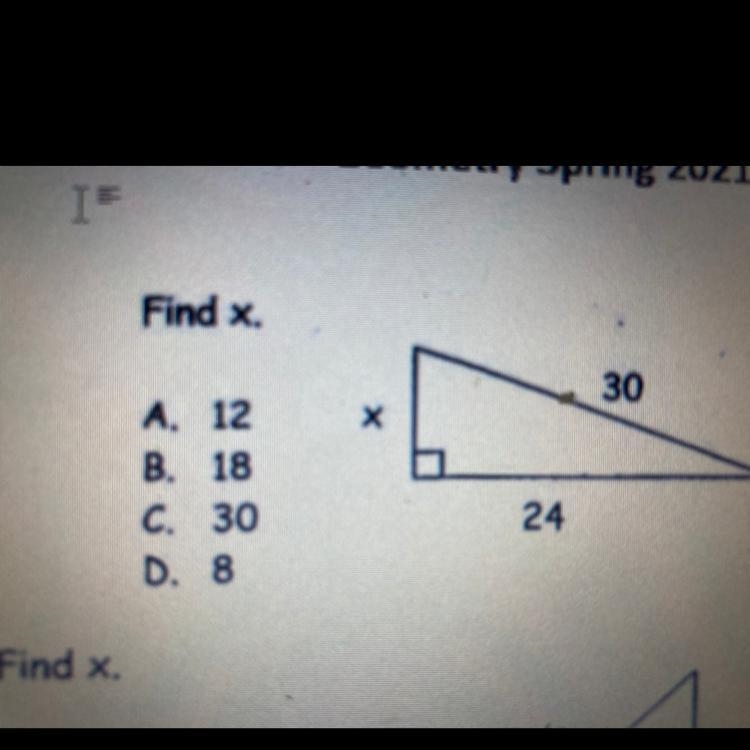 Find x this is geometry btw-example-1