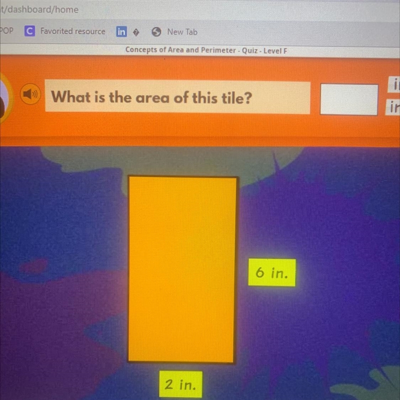 What is the area of this tile-example-1