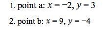 Find the point where the two lines intersect (both problems, please. I don't understand-example-1