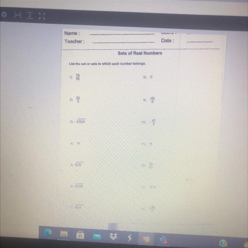 Set of real numbers list the set to which each number belongs?? Plzzzz Helpppp!!!!! it-example-1