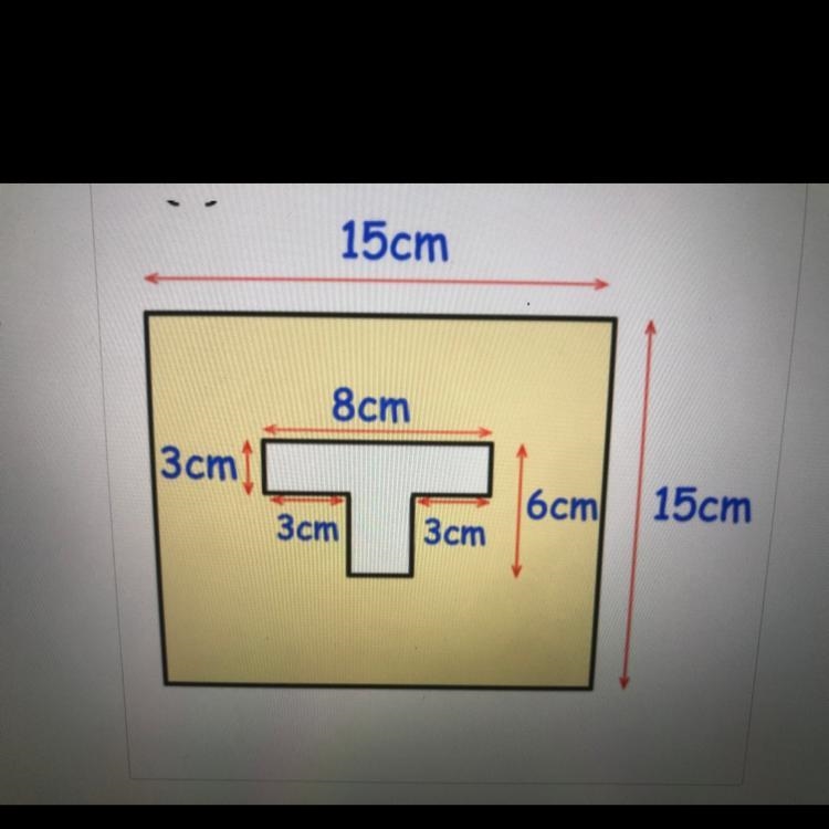 What is the area of the yellow region?-example-1