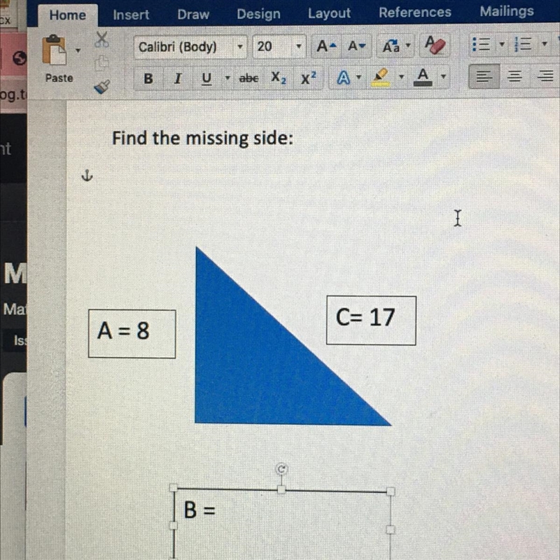 What is the missing side? HELP!!!-example-1