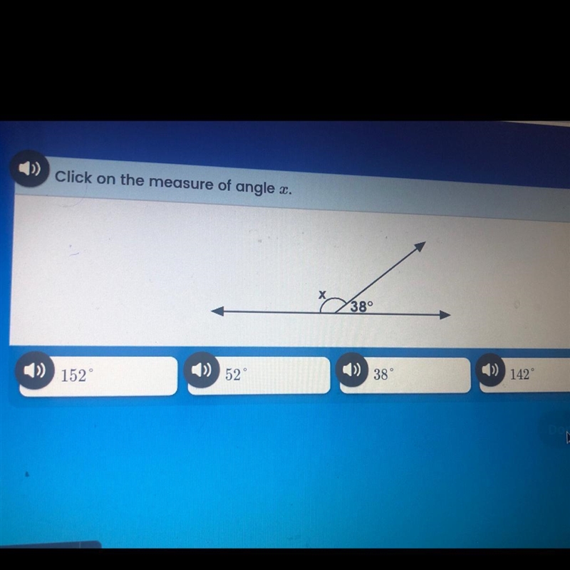 Click on the measure of angle x-example-1