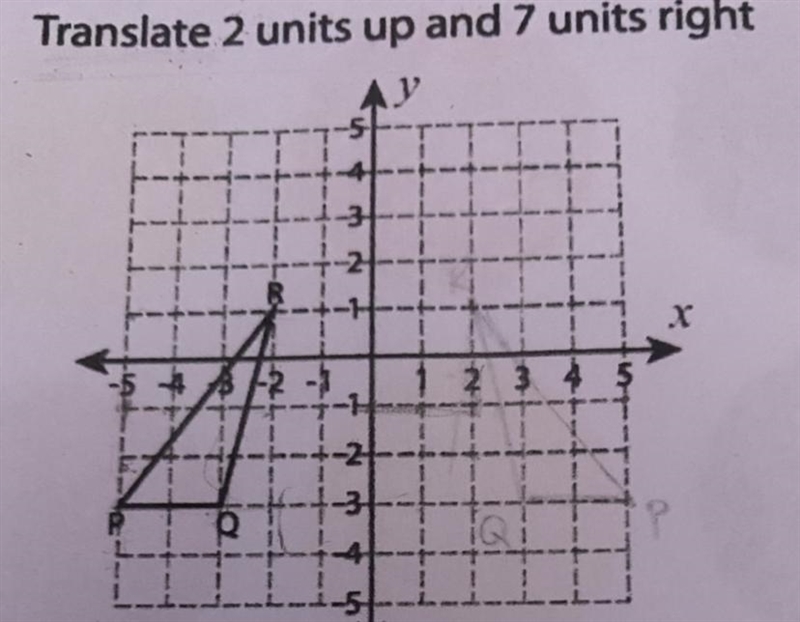 Translate 2 units up and 7 units right.-example-1