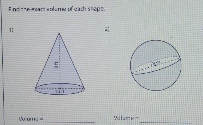 I need the volume of these two, please give me a quick answer. I don't have much time-example-1