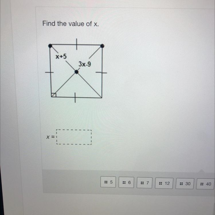 Find the value of x? Please help?-example-1