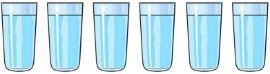 Blake and two friends equally shared the cups of water shown in the picture. What-example-1