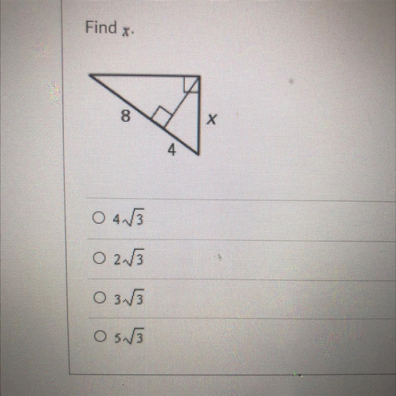 Find x Need help fast please !!-example-1