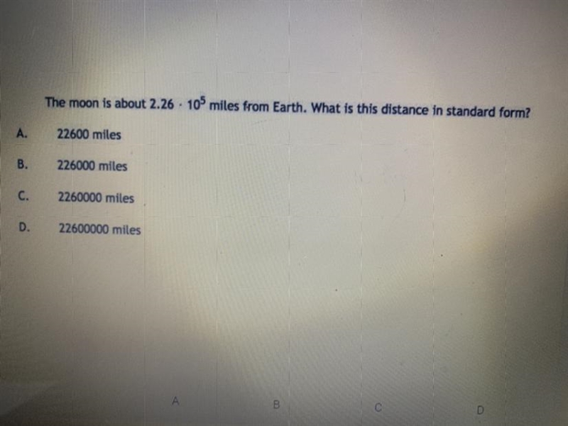 What is this distance in standard form??-example-1